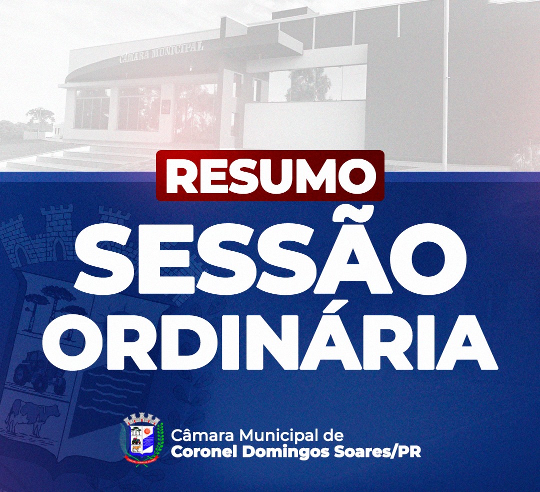 8ª sessão Ordinária realizada em 1º de abril de 2024