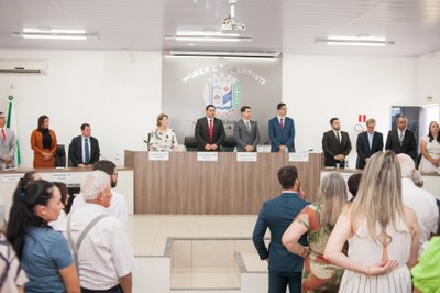 Posse da Prefeita, Vice-Prefeito e Vereadores 