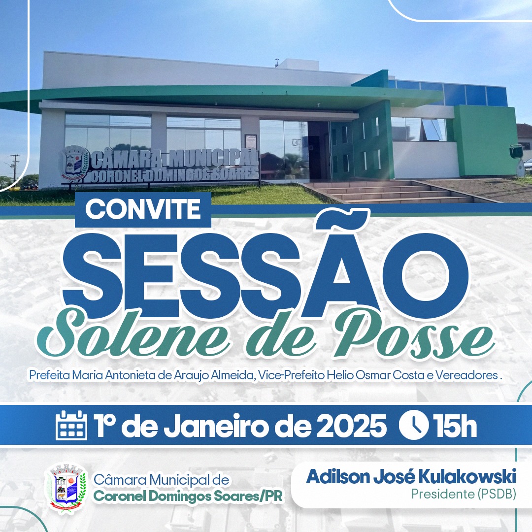 Sessão Solene de Posse