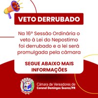 Veto Derrubado