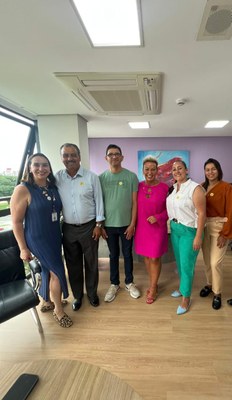 Visita no Gabinete da Deputada Cloara (PSD)  